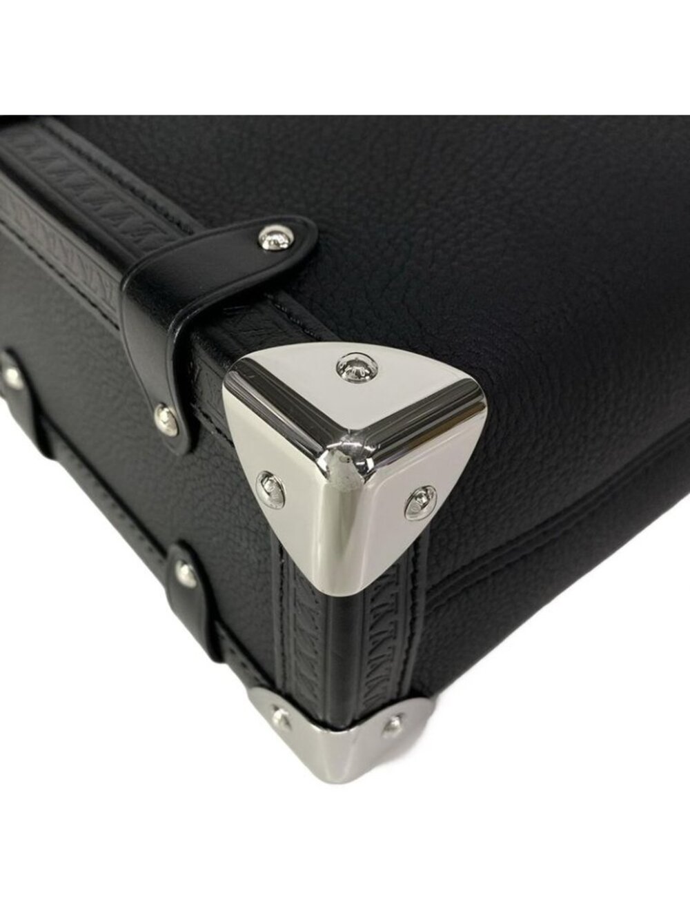 Louis Vuitton Handbag Side Trunk MM Black Leather Cowhide - Picture 8 of 15